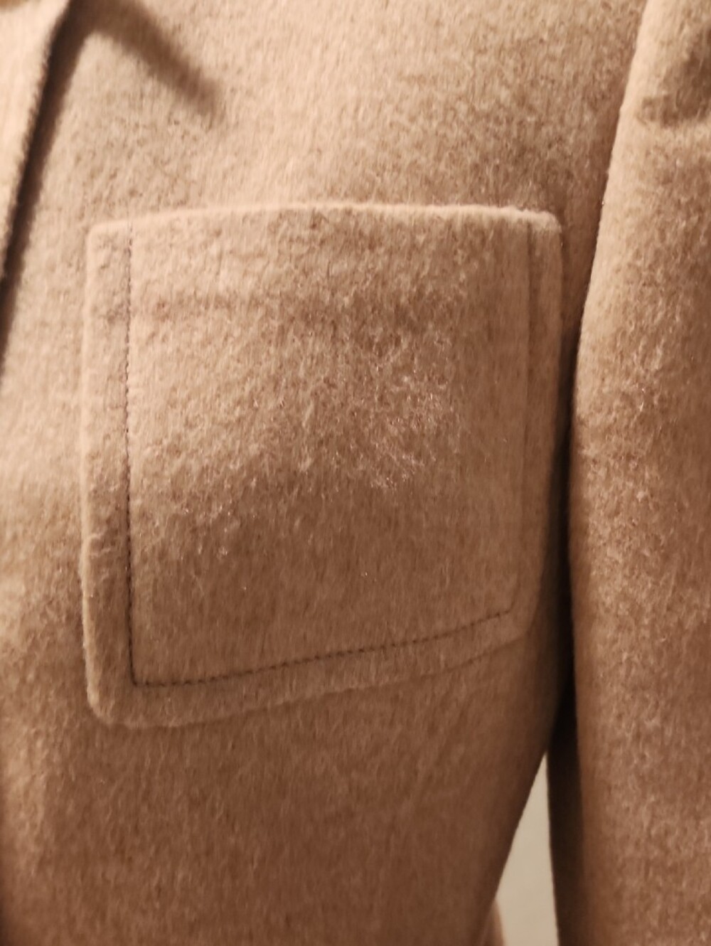 Akris 100% cashmere fitted jacket coat EUC camel - Picture 3 of 10